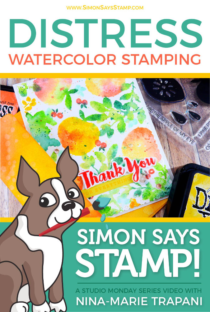 Distress Watercolor Stamping | Nina-Marie Design Distress Watercolor Stamping | Nina-Marie Design