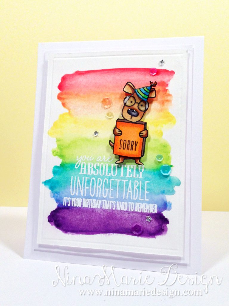 Pretty Pink Posh Watercolor Blog Hop - Nina-Marie Design
