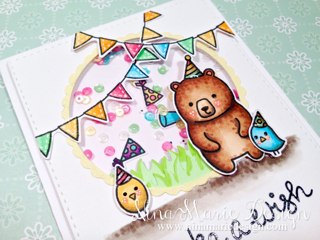 Party Animals Shaker Card_1