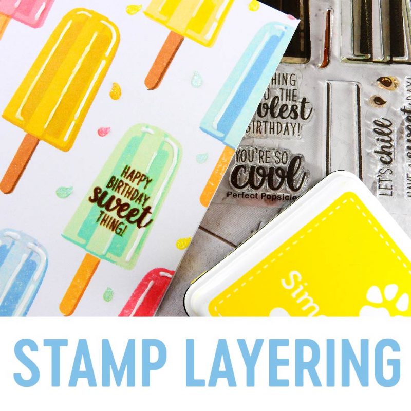 technique: stamp layering