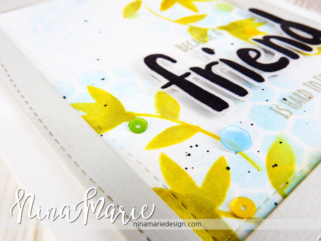Clean & Simple Distress Stenciling + Whimsy Reveal #2 _5