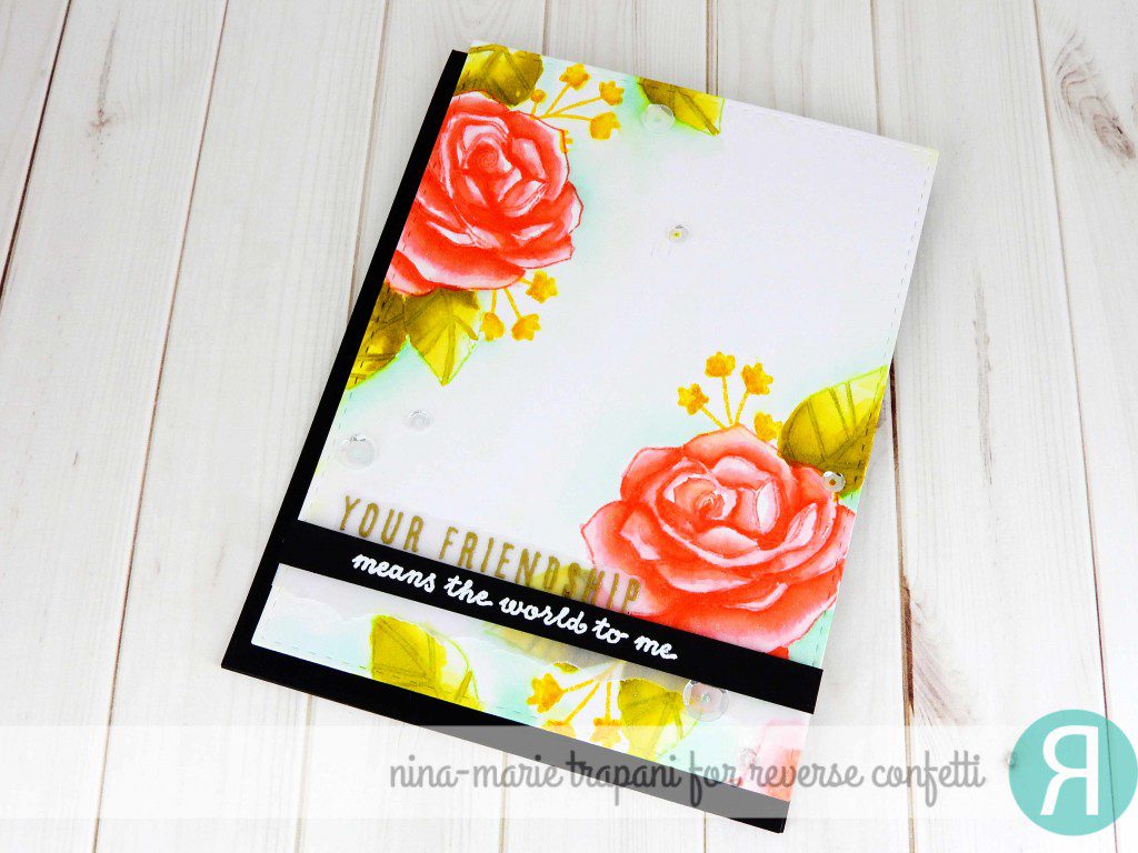 Distress Ink Watercolor Florals + Hop_3