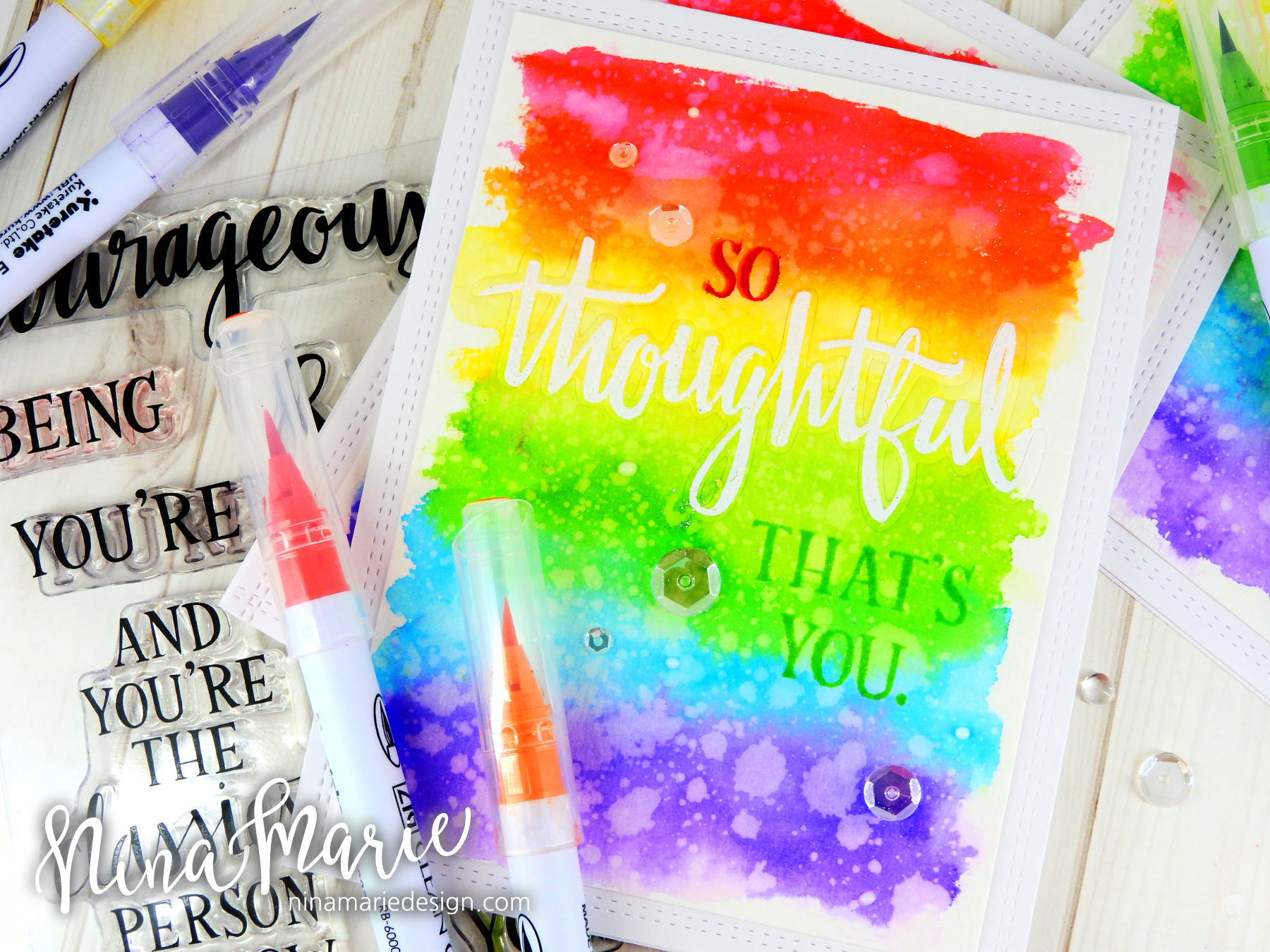 Faux Letterpress + Rainbow Backgrounds + Concord & 9th Birthday_1