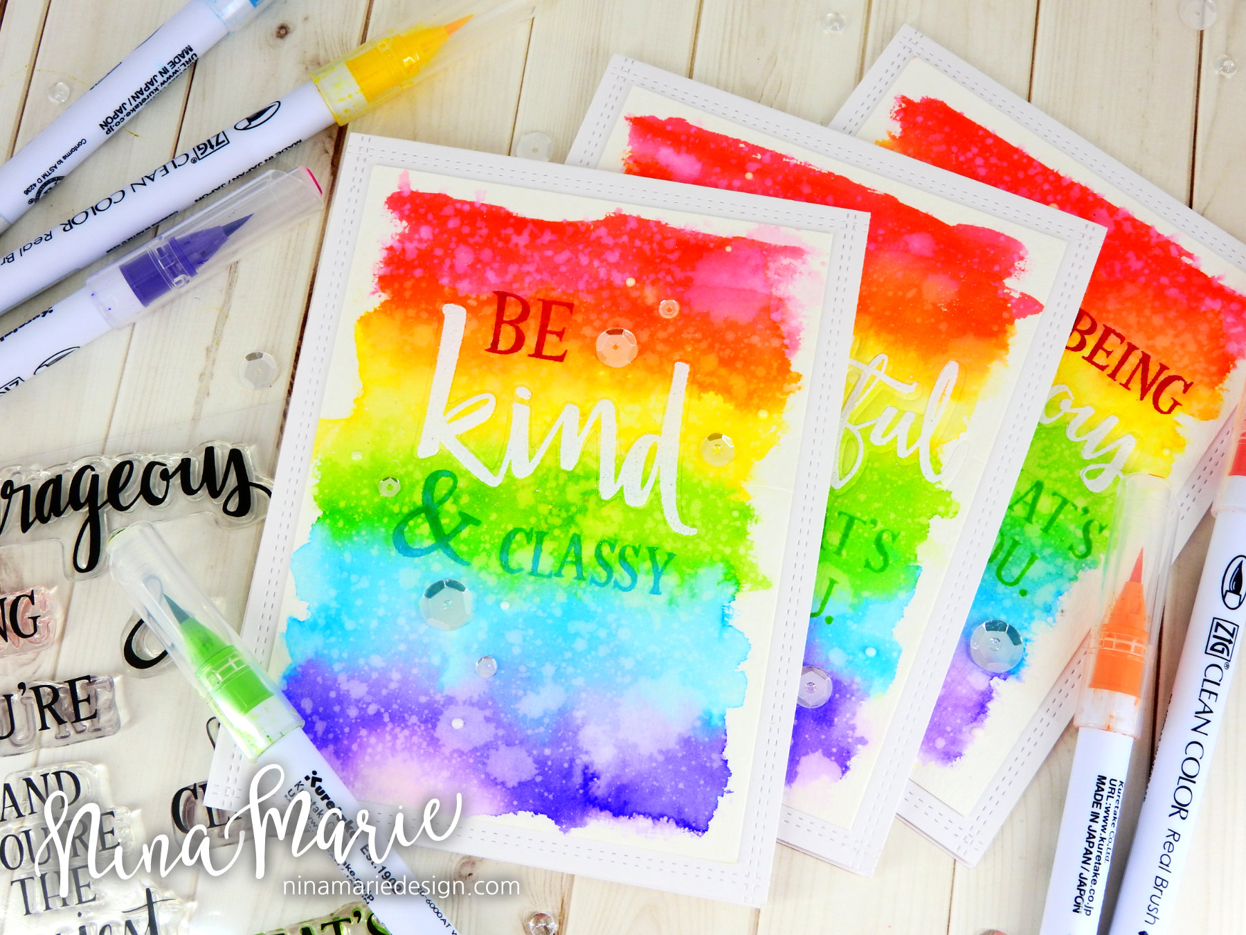 Faux Letterpress + Rainbow Backgrounds + Concord & 9th Birthday_3