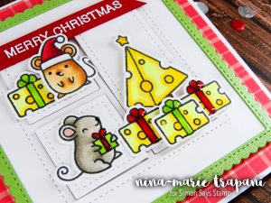 Light Up Card + Simon's Merry Christmouse Set Nina-Marie Design