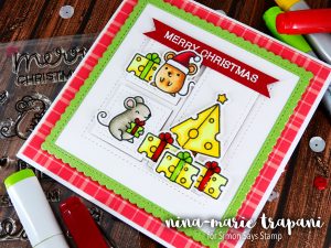Light Up Card + Simon's Merry Christmouse Set Nina-Marie Design
