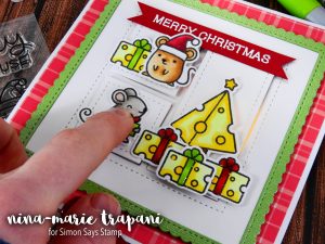 Light Up Card + Simon's Merry Christmouse Set Nina-Marie Design