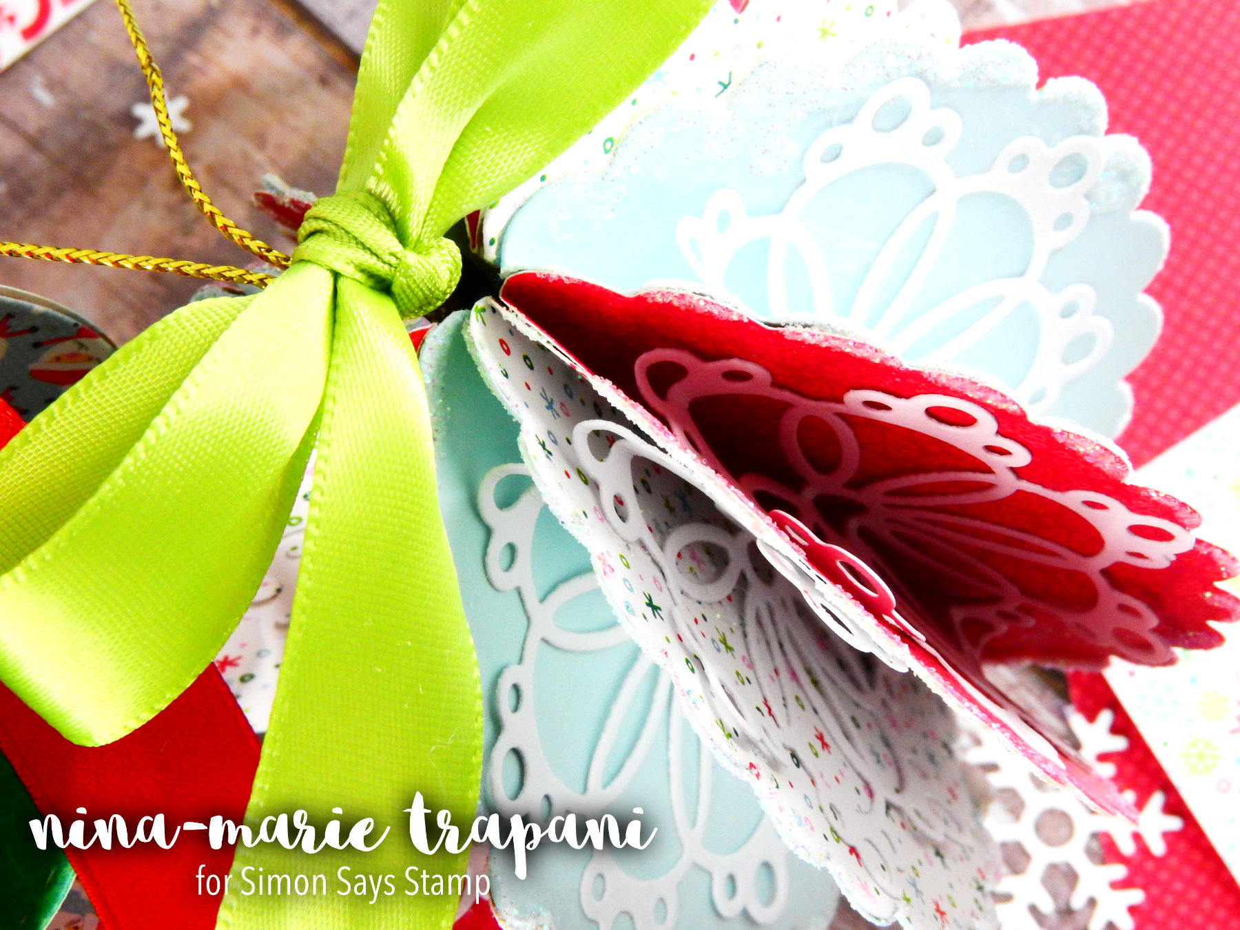 Paper Ornaments + Simon Says Stamp December Kit Nina-Marie Design