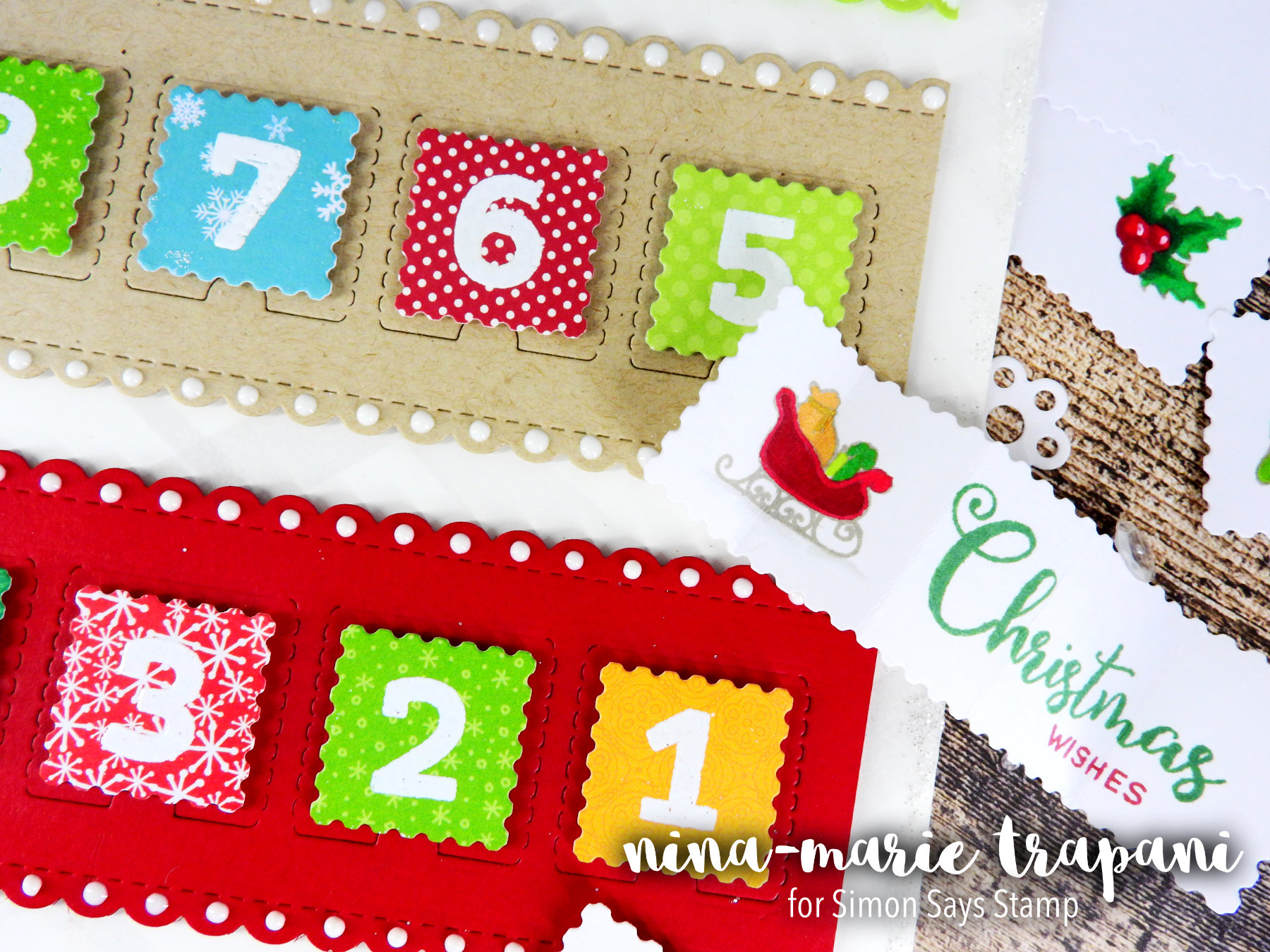 Simon Says Stamp Hop + Die Cut Advent Calendar Nina-Marie Design