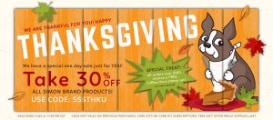 Thanksgiving Sale Free Gift Simon Says Stamp