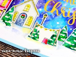 Watercolor Night Scene + Simon's Advent Plus Release Nina-Marie Design