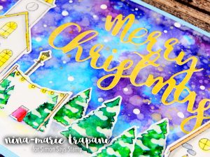 Watercolor Night Scene + Simon's Advent Plus Release Nina-Marie Design