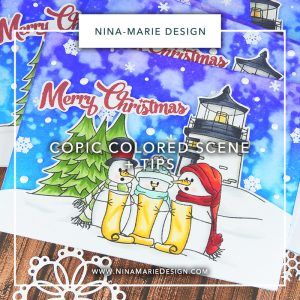 Copic Colored Scene Nina-Marie Design
