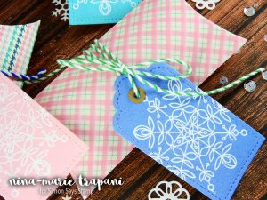 Pillow Box + Gift Tag Set+ Simon Jan. Card Kit Nina-Marie Design