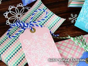 Pillow Box + Gift Tag Set+ Simon Jan. Card Kit Nina-Marie Design