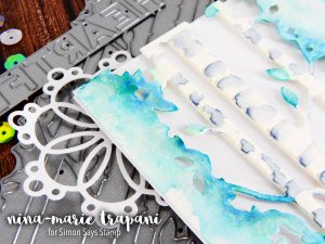 Simple Watercolor Border + Simon’s DieCember Release Nina-Marie Design