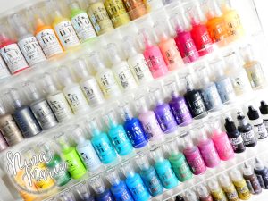 Craft Room Organization Nuvo Drops Enamel Accents | Nina-Marie Design