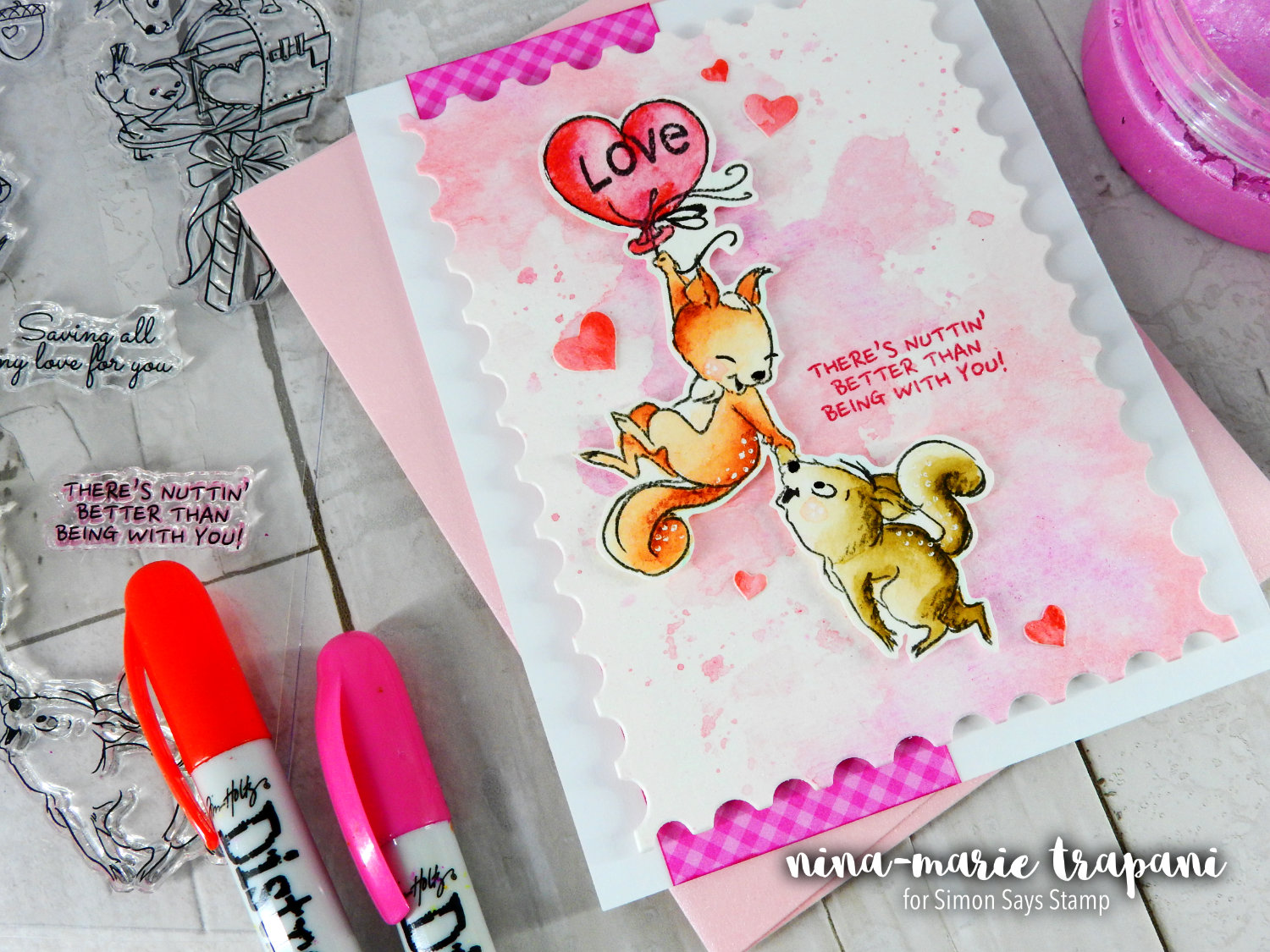 Shimmer Distress Crayon Watercolor Nina-Marie Design