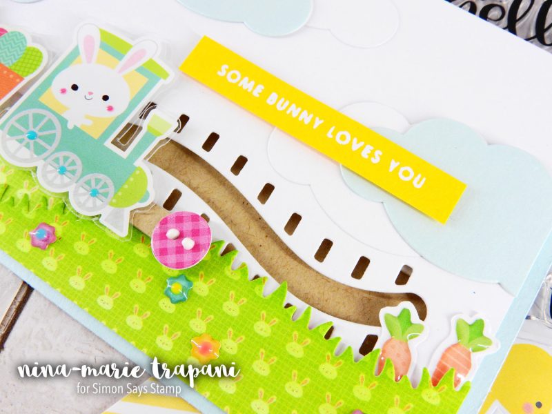 Sticker Slider Card + Simon's March 2017 Card Kit | Nina-Marie Design