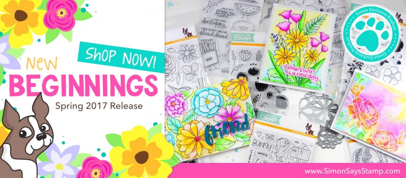 Fun with Watercolor + Simon's New Beginnings Release | Nina-Marie Design