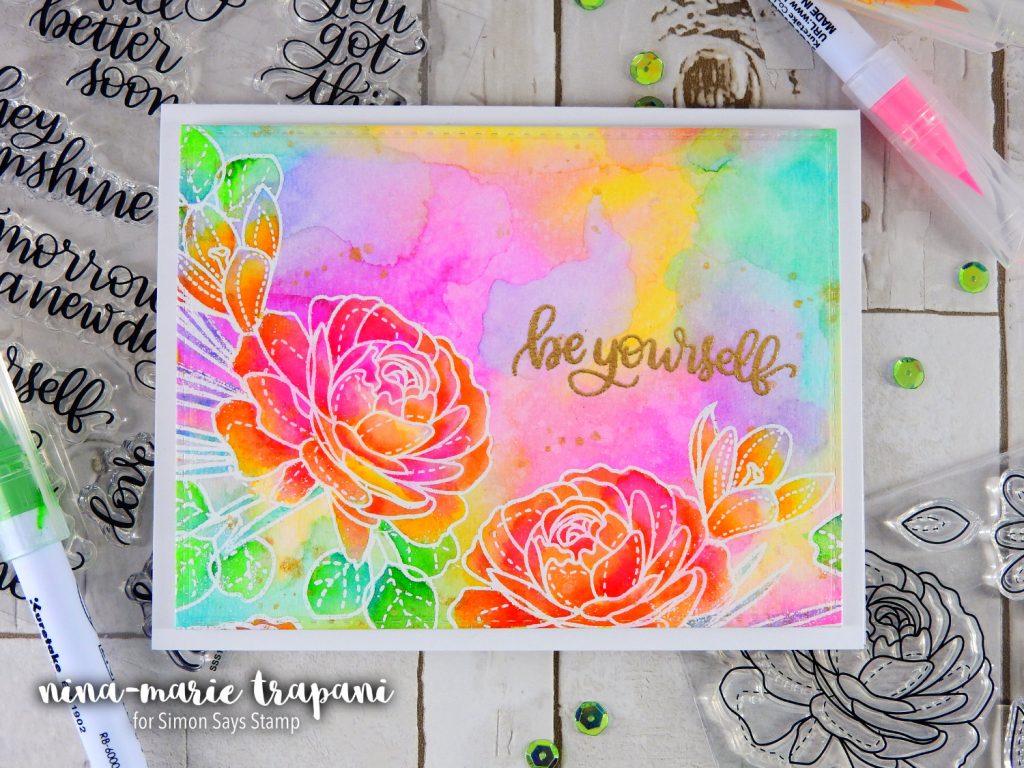 Fun with Watercolor + Simon's New Beginnings Release | Nina-Marie Design