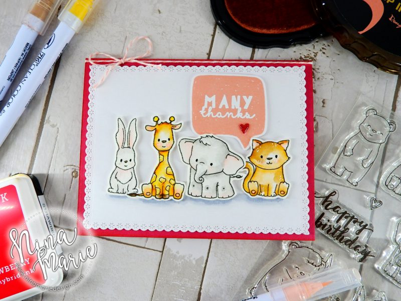 Watercolor Critters + Winnie and Walter's 3rd Birthday Bash | Nina-Marie Design