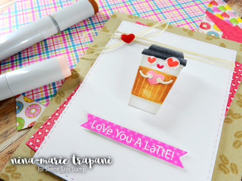 Doodlebug Coffee Love Action Wobble | Nina-Marie Design