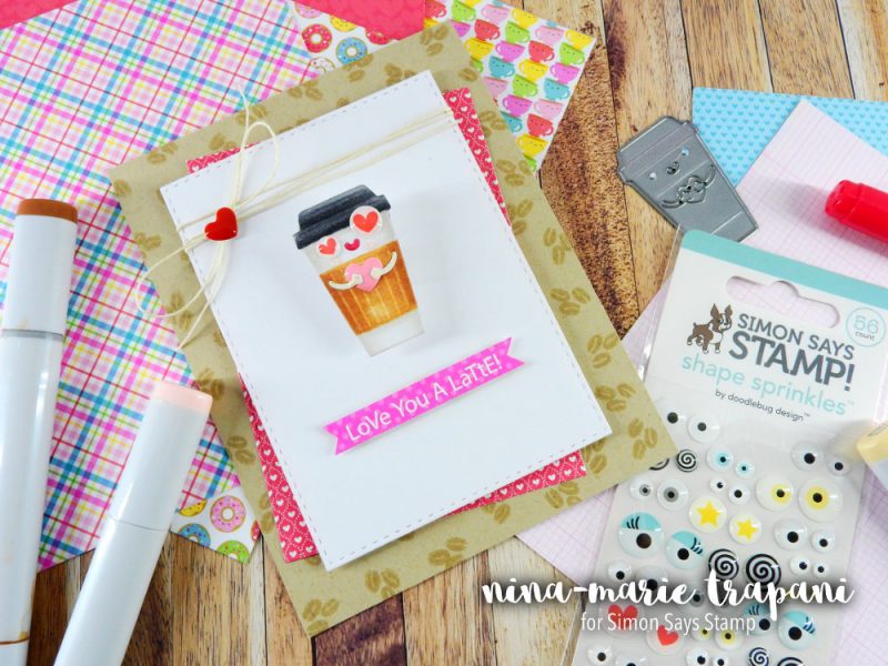 Doodlebug Coffee Love Action Wobble | Nina-Marie Design