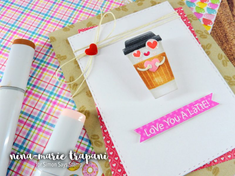 Doodlebug Coffee Love Action Wobble | Nina-Marie Design