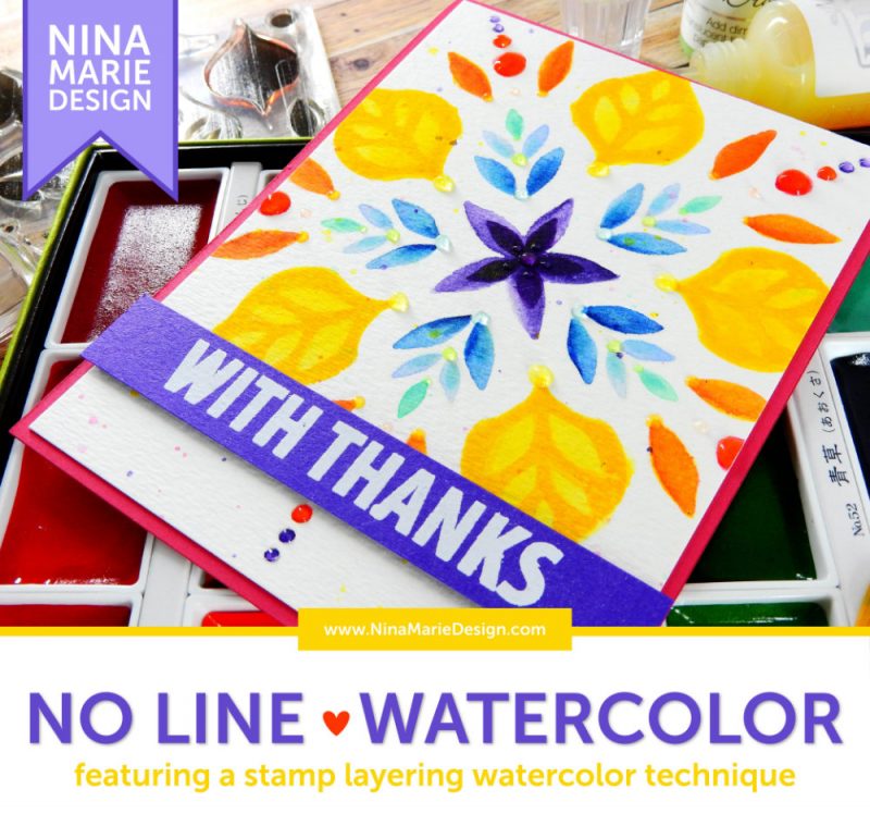 No Line Layered Watercolor | Nina-Marie Design