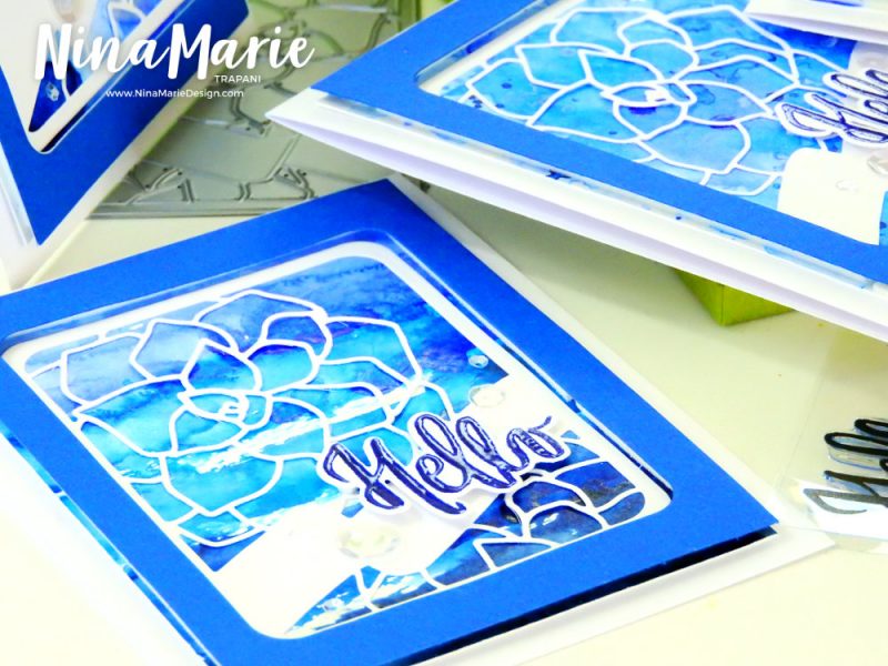 Painting Backgrounds with Gansai Tambi Watercolors | Nina-Marie Design