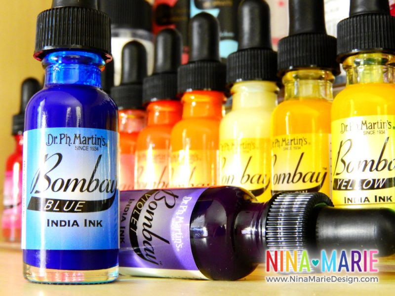 Craft Room Organization Quick Tips: Ph Martin India Inks | Nina-Marie Design
