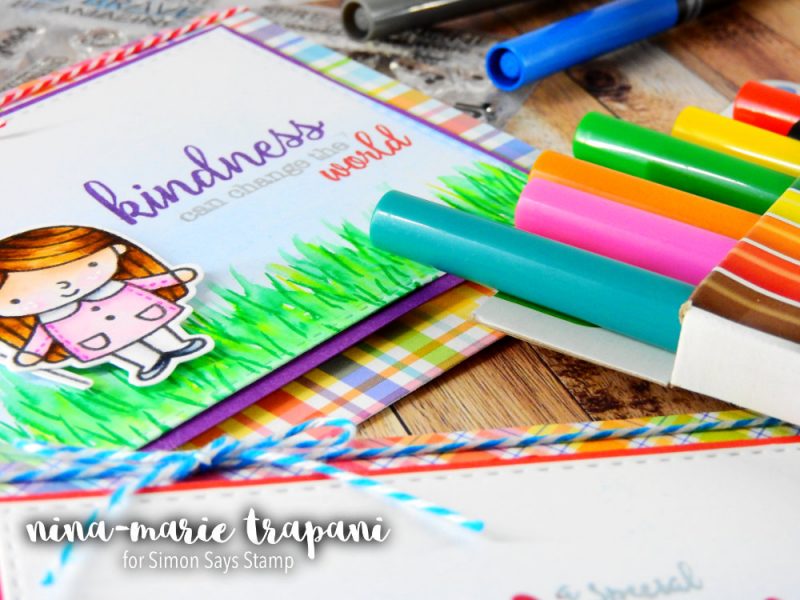 Friendship Cards with Simple Supplies | Nina-Marie Design