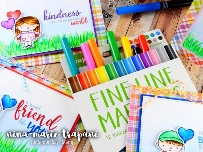 Friendship Cards with Simple Supplies | Nina-Marie Design