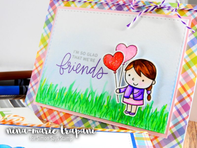 Friendship Cards with Simple Supplies | Nina-Marie Design
