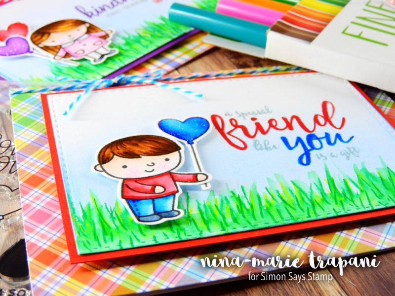 Friendship Cards with Simple Supplies | Nina-Marie Design