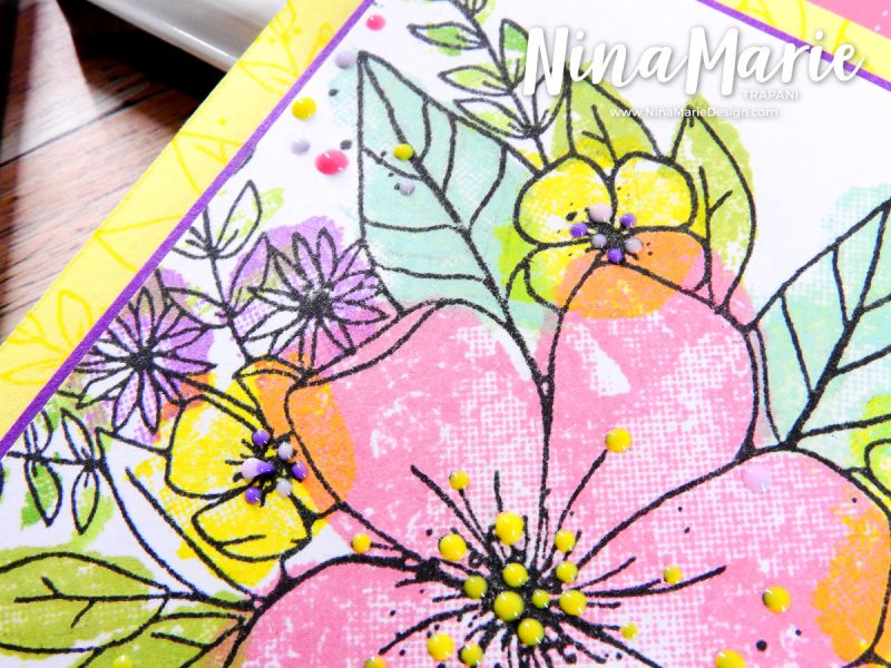 Halftone Color Stamping + Hop | Nina-Marie Design