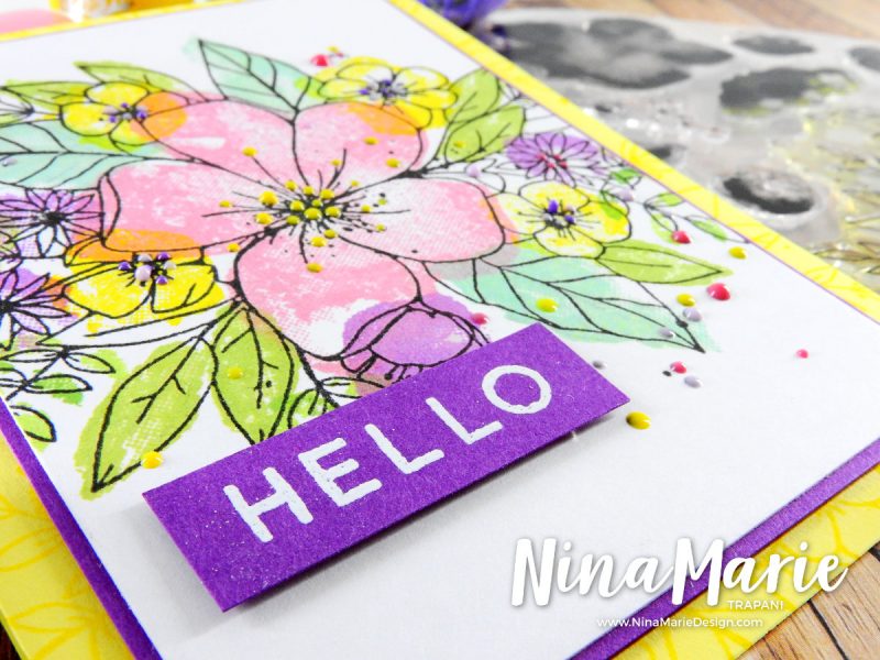 Halftone Color Stamping + Hop | Nina-Marie Design