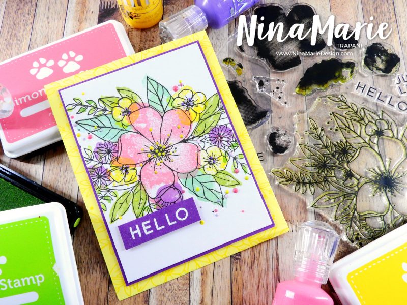 Halftone Color Stamping + Hop | Nina-Marie Design