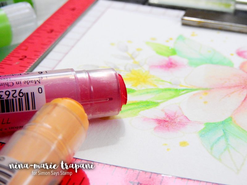 No Line Watercolor with Gelatos | Nina-Marie Design