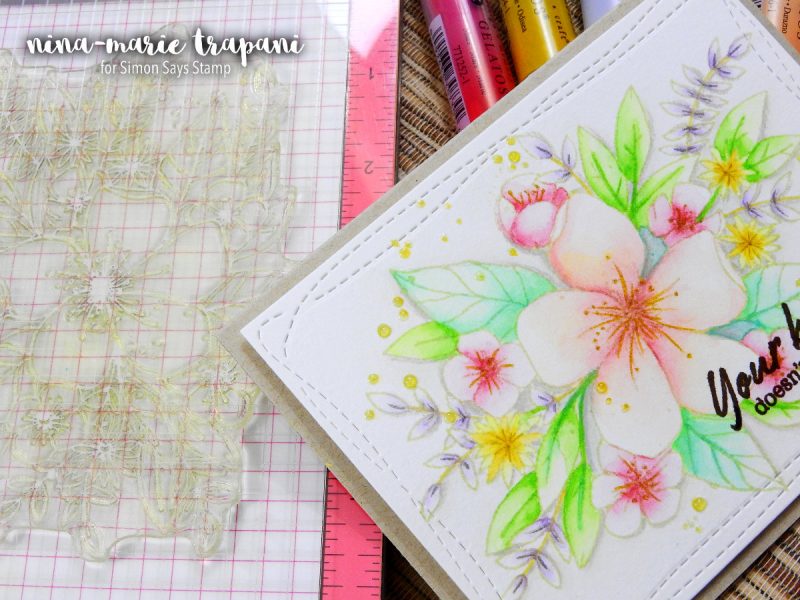 No Line Watercolor with Gelatos | Nina-Marie Design