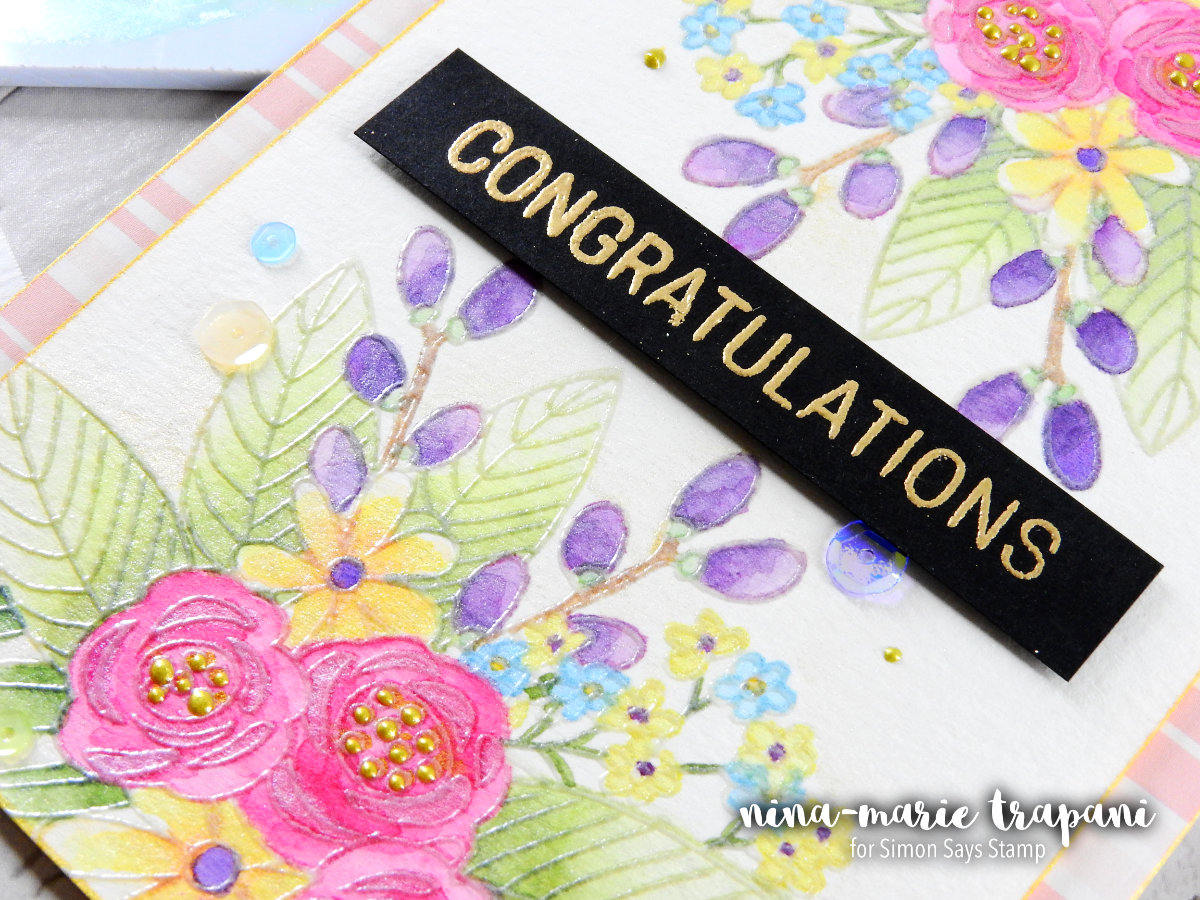 Watercolor with Pearlized Accents | Nina-Marie Design