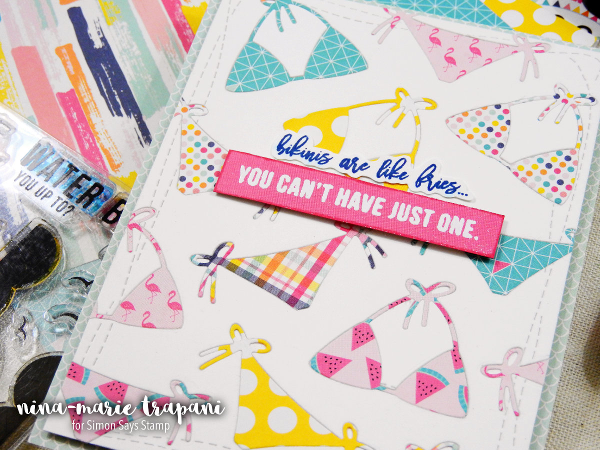 In Lay Die Cutting with Pattern Paper | Nina-Marie Design