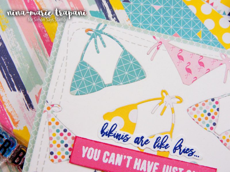 In Lay Die Cutting with Pattern Paper | Nina-Marie Design