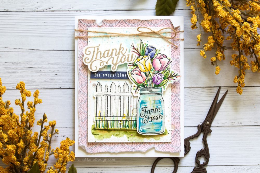Watercoloring with Simon's August 2018 Card Kit-1