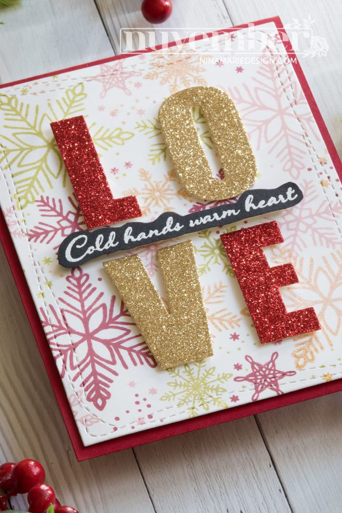 Nuvember Glittery Christmas Card-5