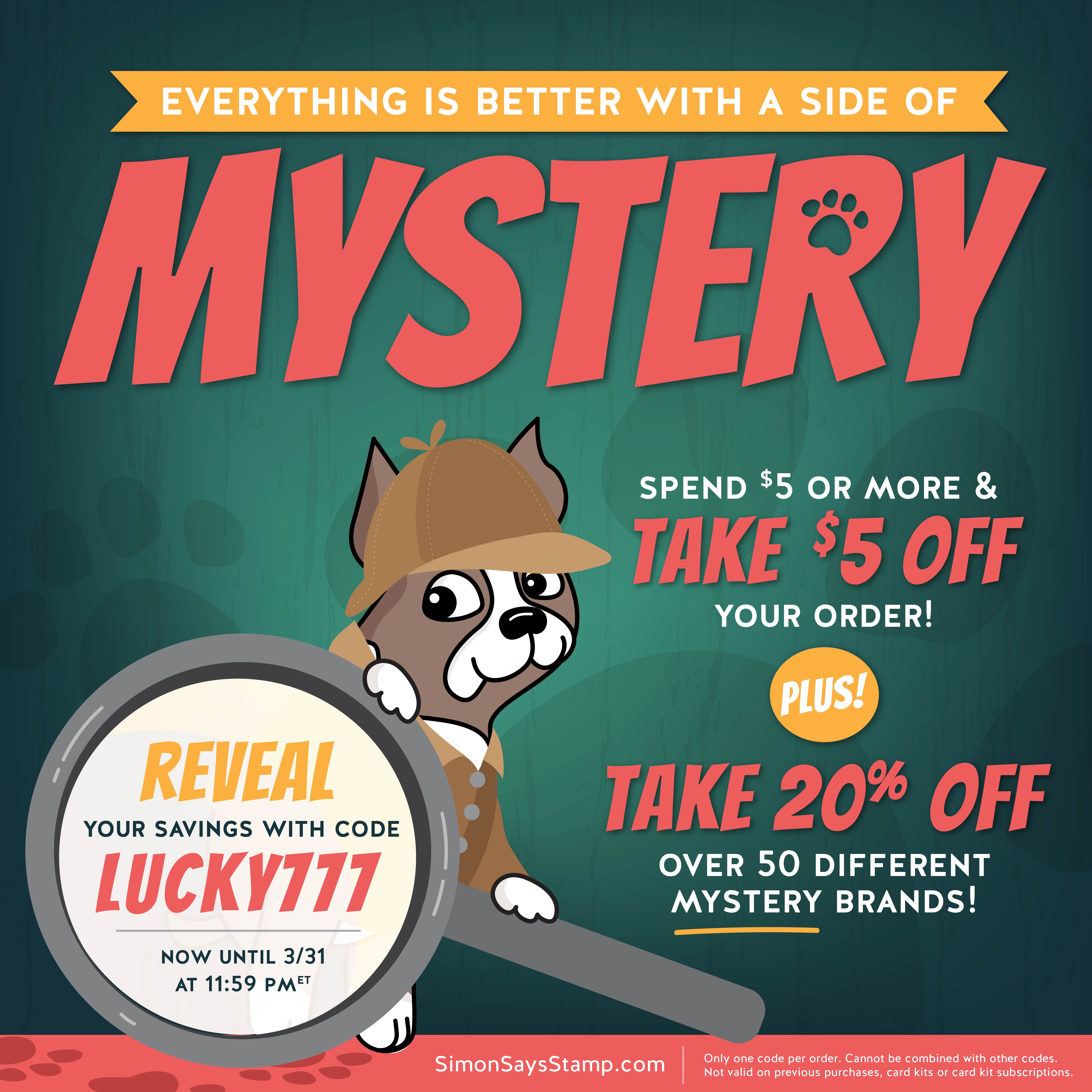 Simon's March Mystery Sale