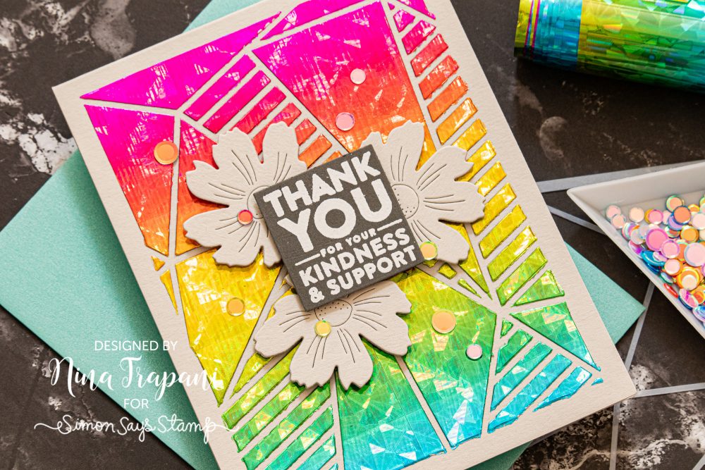 Foiling with Stencils Featuring ThermoWeb - Nina-Marie Design