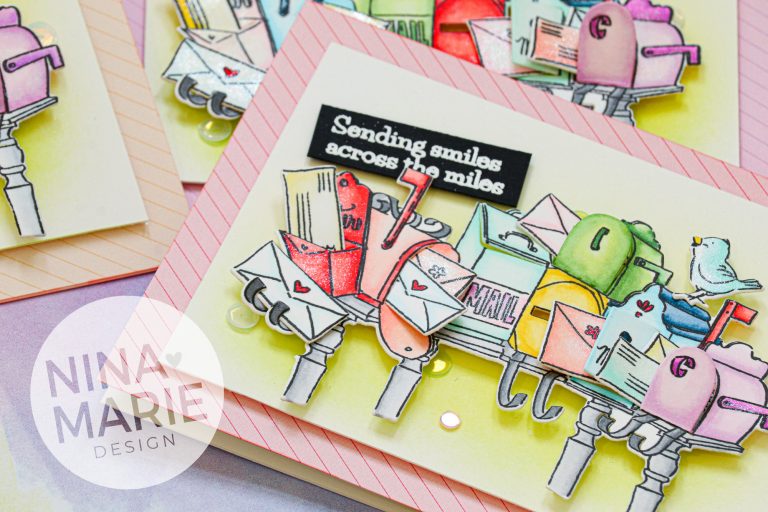 Interactive Mailbox Cubbies Card - Nina-Marie Design