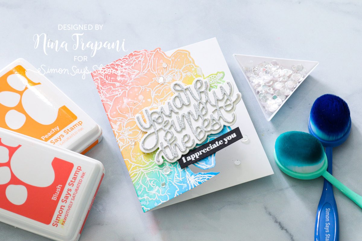 Ink Blending on Glossy Cardstock + Shaped Cards5 Examples! Nina